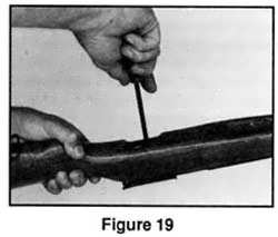 SKS. With left hand, lift up firmly on stock separating the two pieces